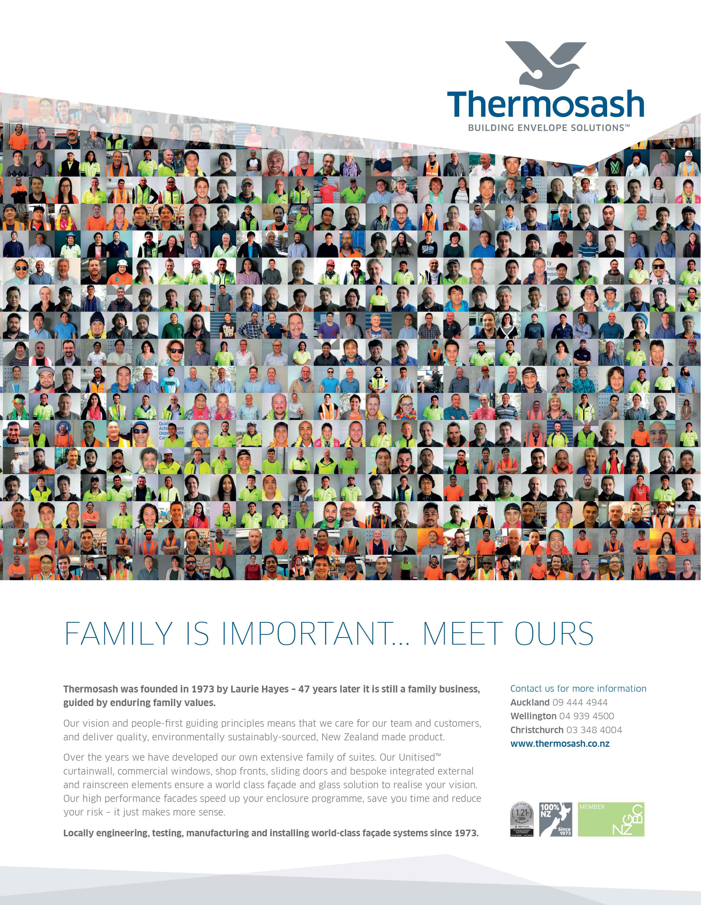 Meet Our Thermosash Family - People & Suites