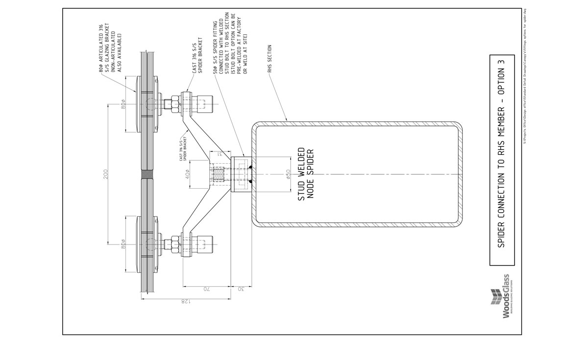 CAD Download - Stud Welded Node Spider