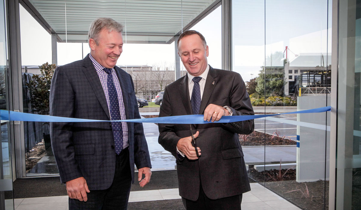 <p>2014 - Thermosash Christchurch, opening of new facility by the Prime Minister John Key</p>