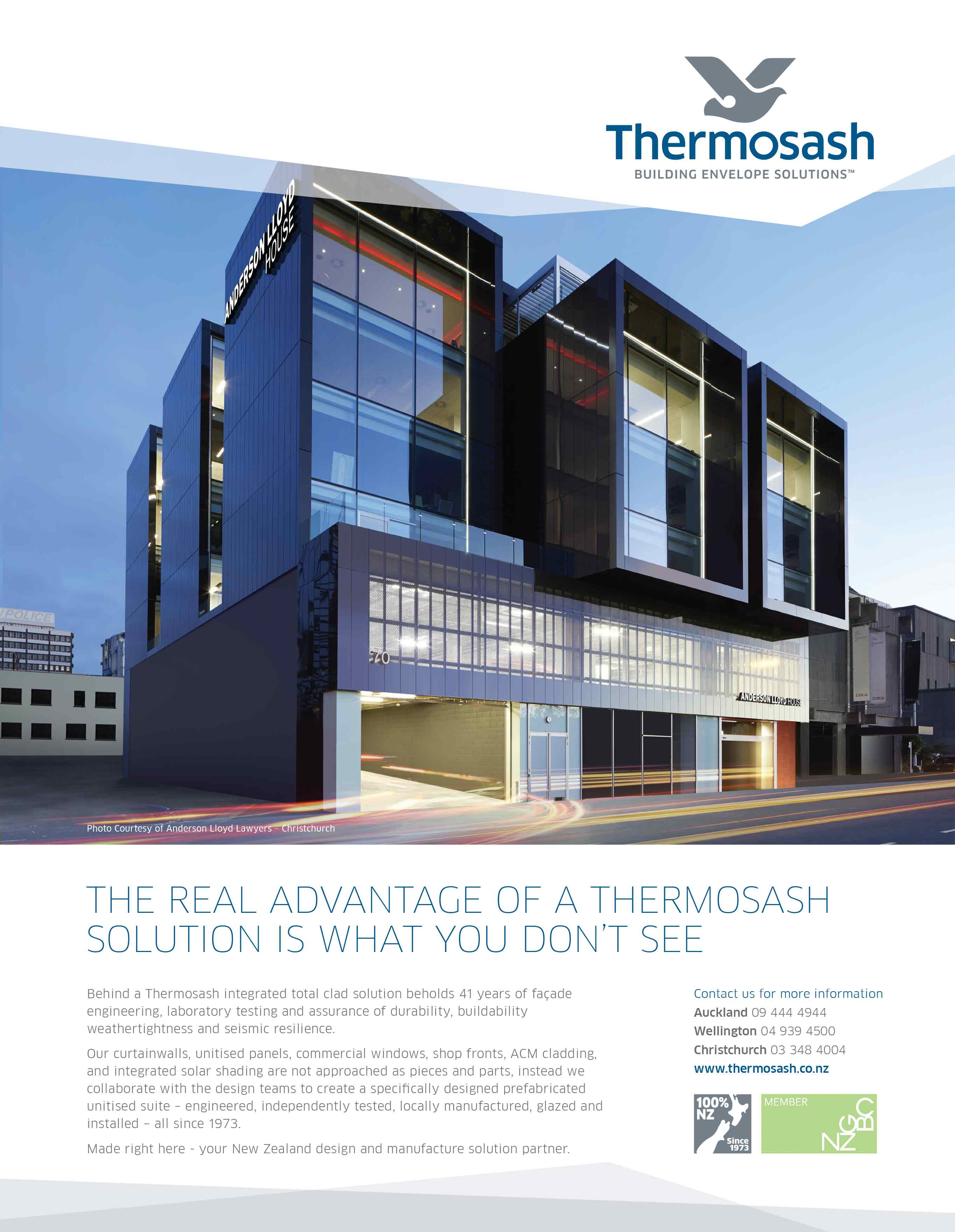 Behind a Thermosash Solution