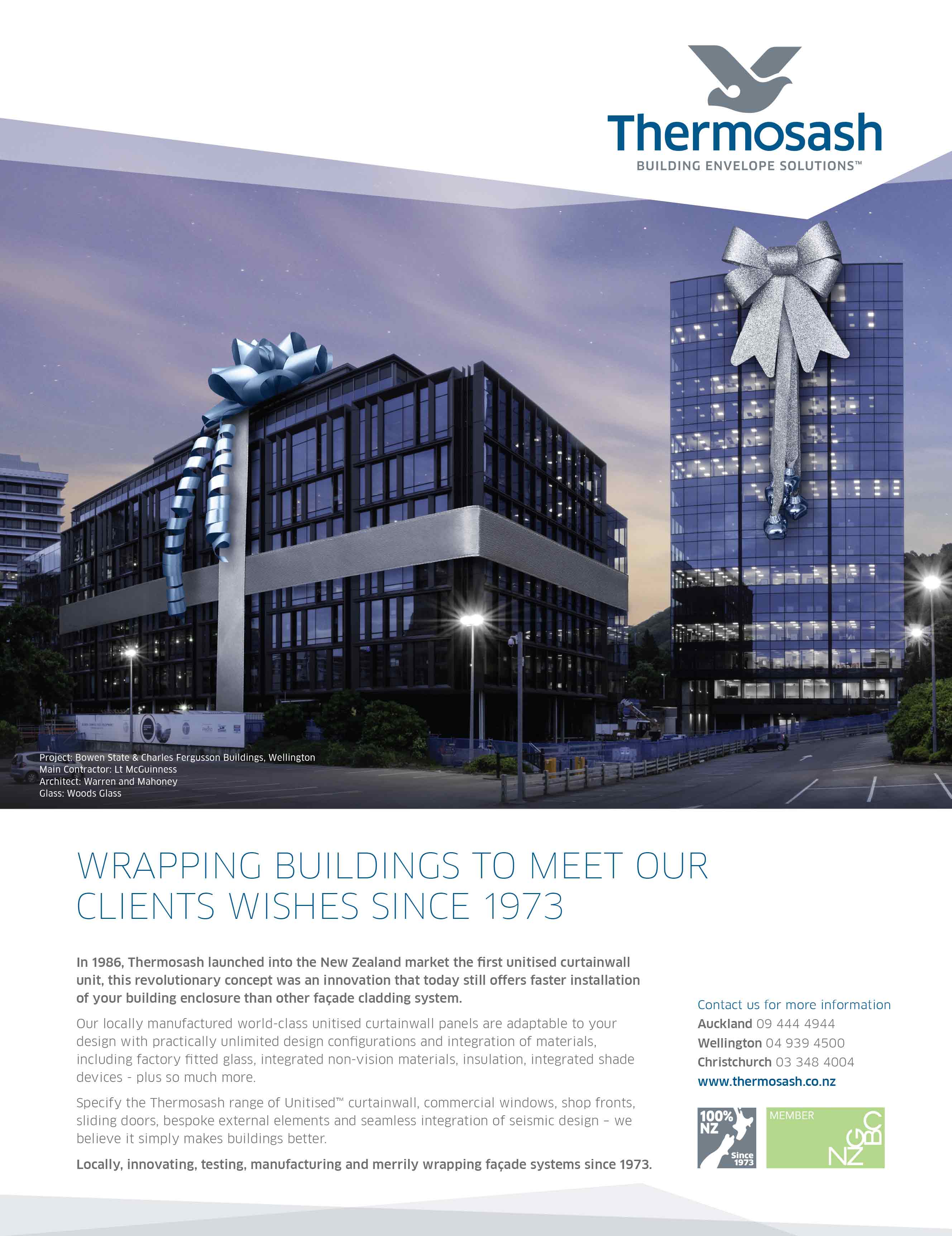 Unitised curtainwall faster installation